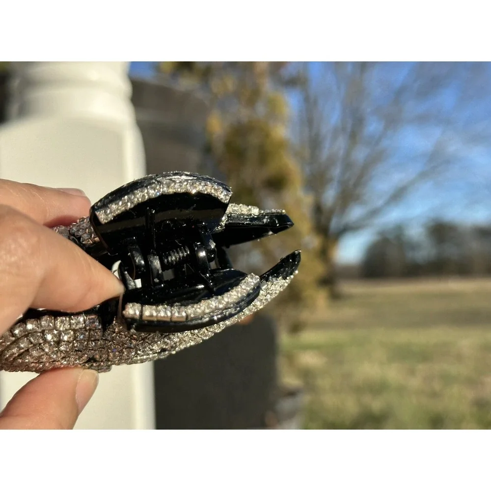 1 New Gorgeous Hair Clip with Shinny Crystals Hair Jewelry Accessories‎